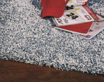 Bahia XXV 9' x 13' - Indigo/Ivory Heather Area Rug