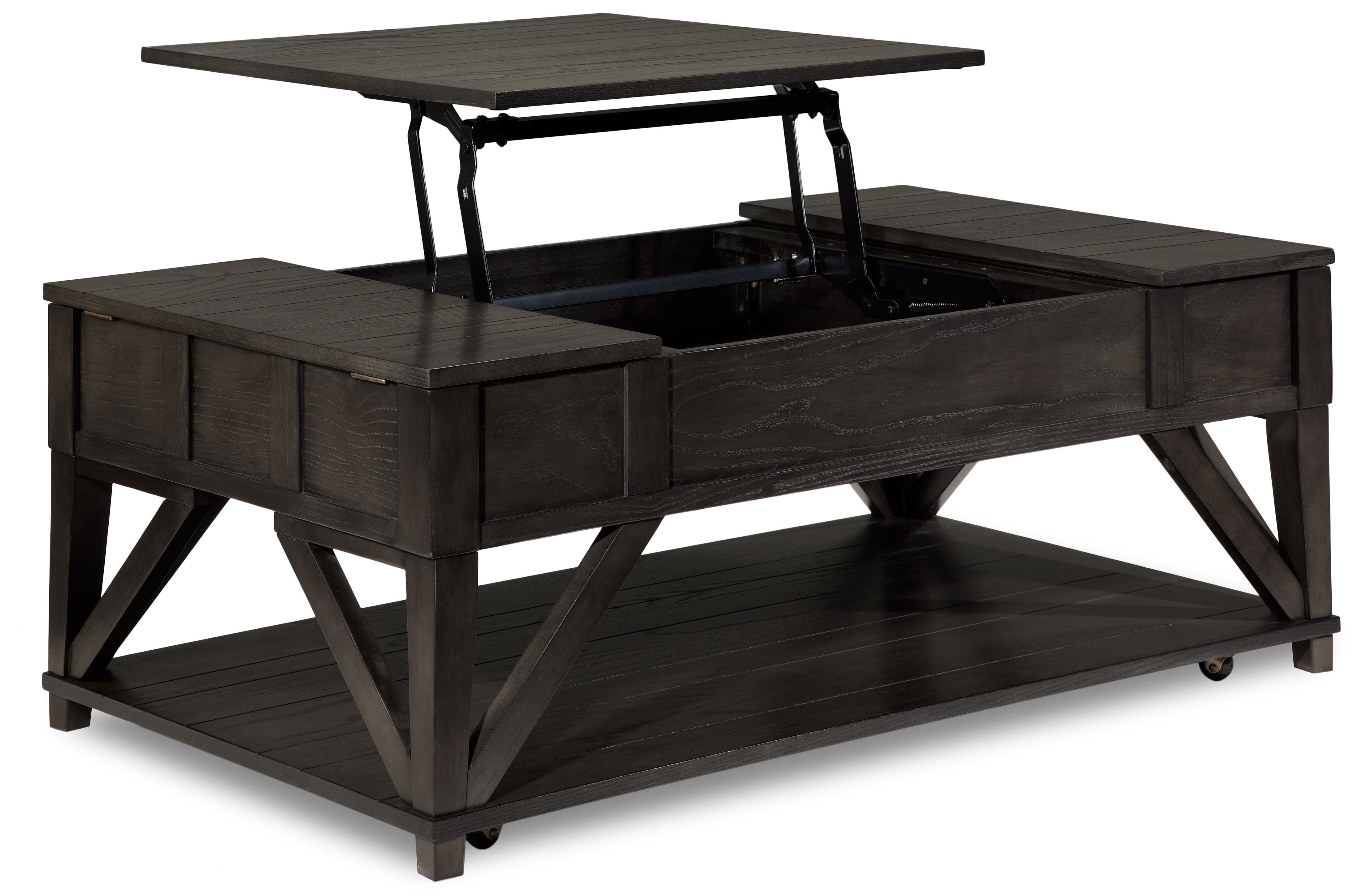 Brandon 48" Lift-Top Coffee Table - African Grey