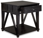 Brandon 24" End Table - African Grey