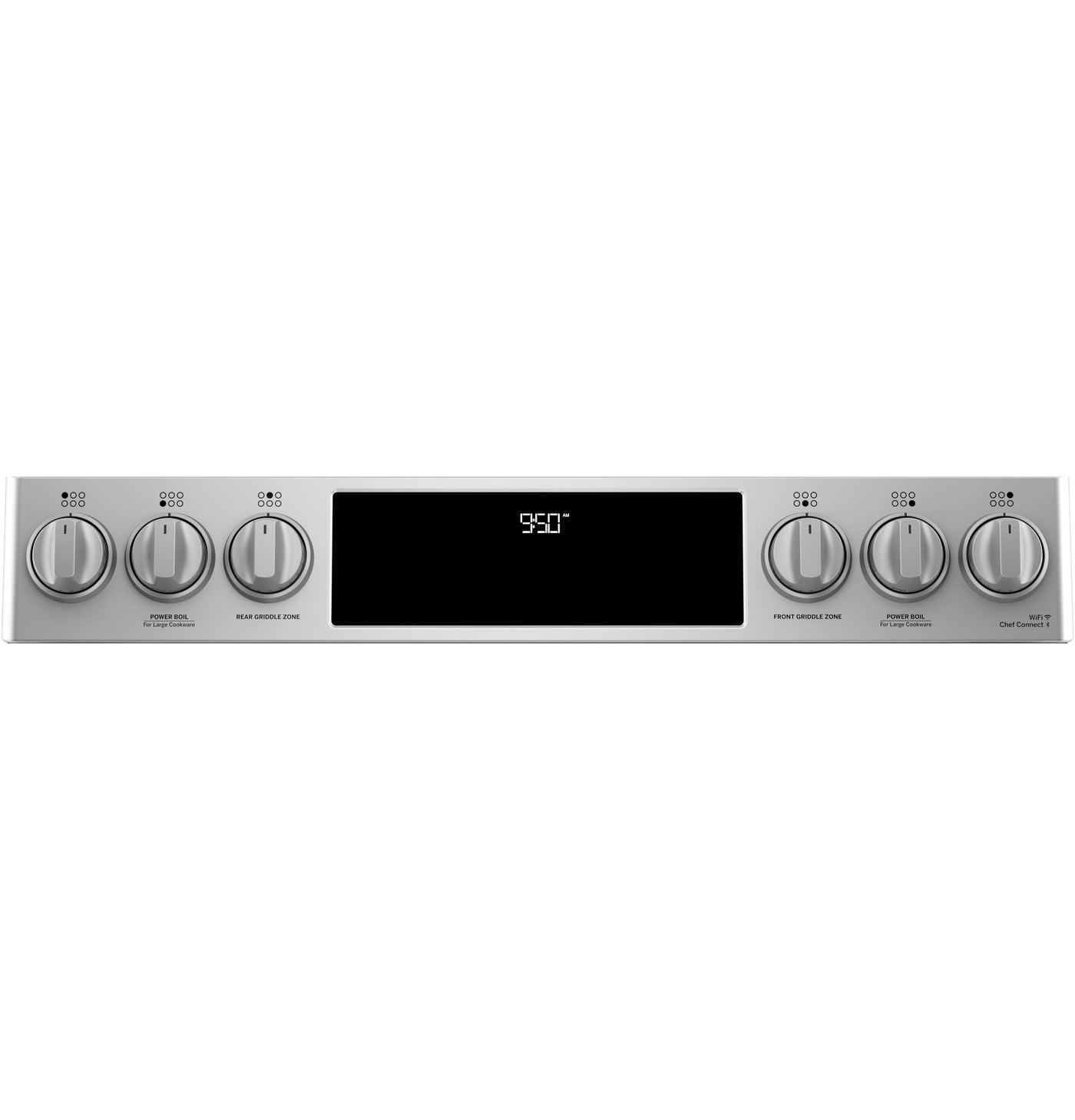 Café™ Stainless Steel 30" Slide-In Front Control Dual-Fuel Double Oven with Convection Range and Air Fry (6.7 Cu.Ft) - CC2S950P2MS1
