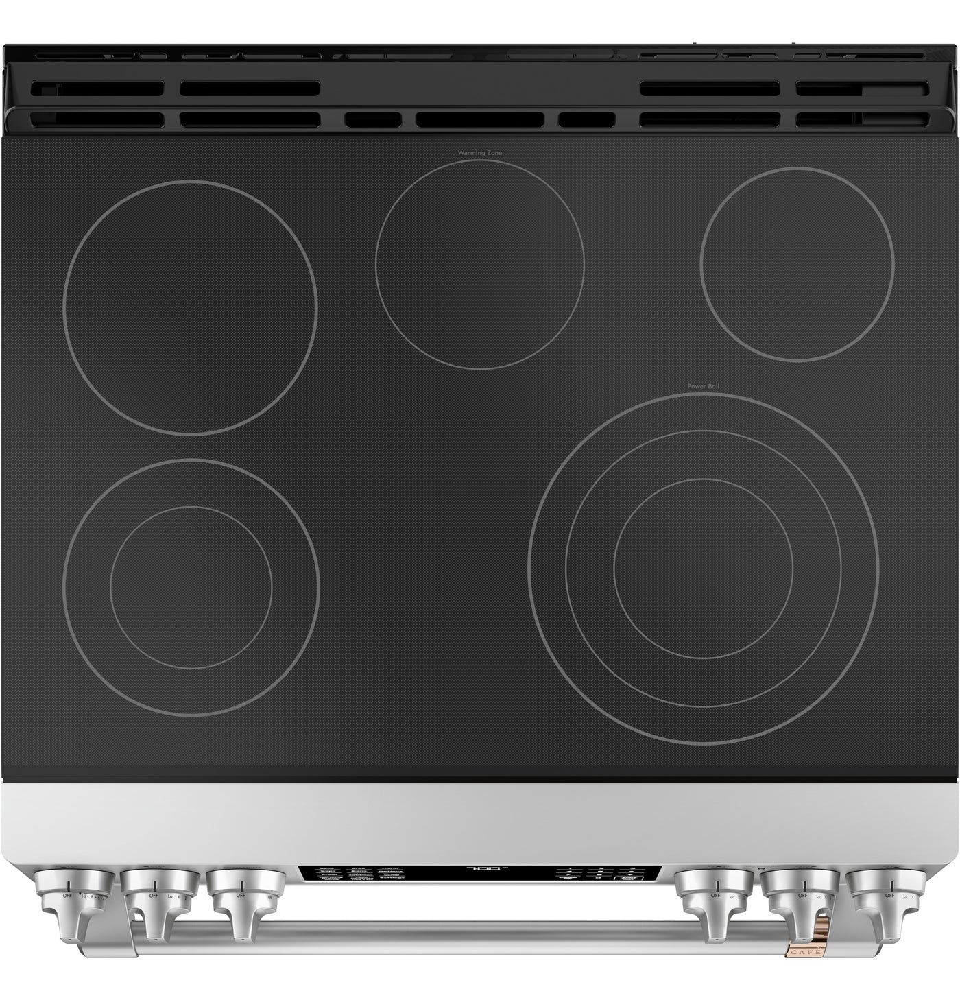 Café™ Stainless Steel 30" Slide-In Front Control Radiant and Convection Range with Air Fry and Warming Drawer (5.7 Cu.Ft) - CCES700P2MS1