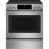 Café™ Stainless Steel 30" Slide-In Front Control Radiant and Convection Range with Air Fry and Warming Drawer (5.7 Cu.Ft) - CCES700P2MS1
