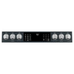 Café™ Matte Black 30" Slide-In Front Control Gas Oven with Convection Range and Air Fry (5.6 Cu.Ft) - CCGS700P3MD1