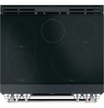 Café™ Matte Black 30" Slide-In Induction Convection Double Oven Range (7.0 Cu.Ft) - CCHS950P3MD1