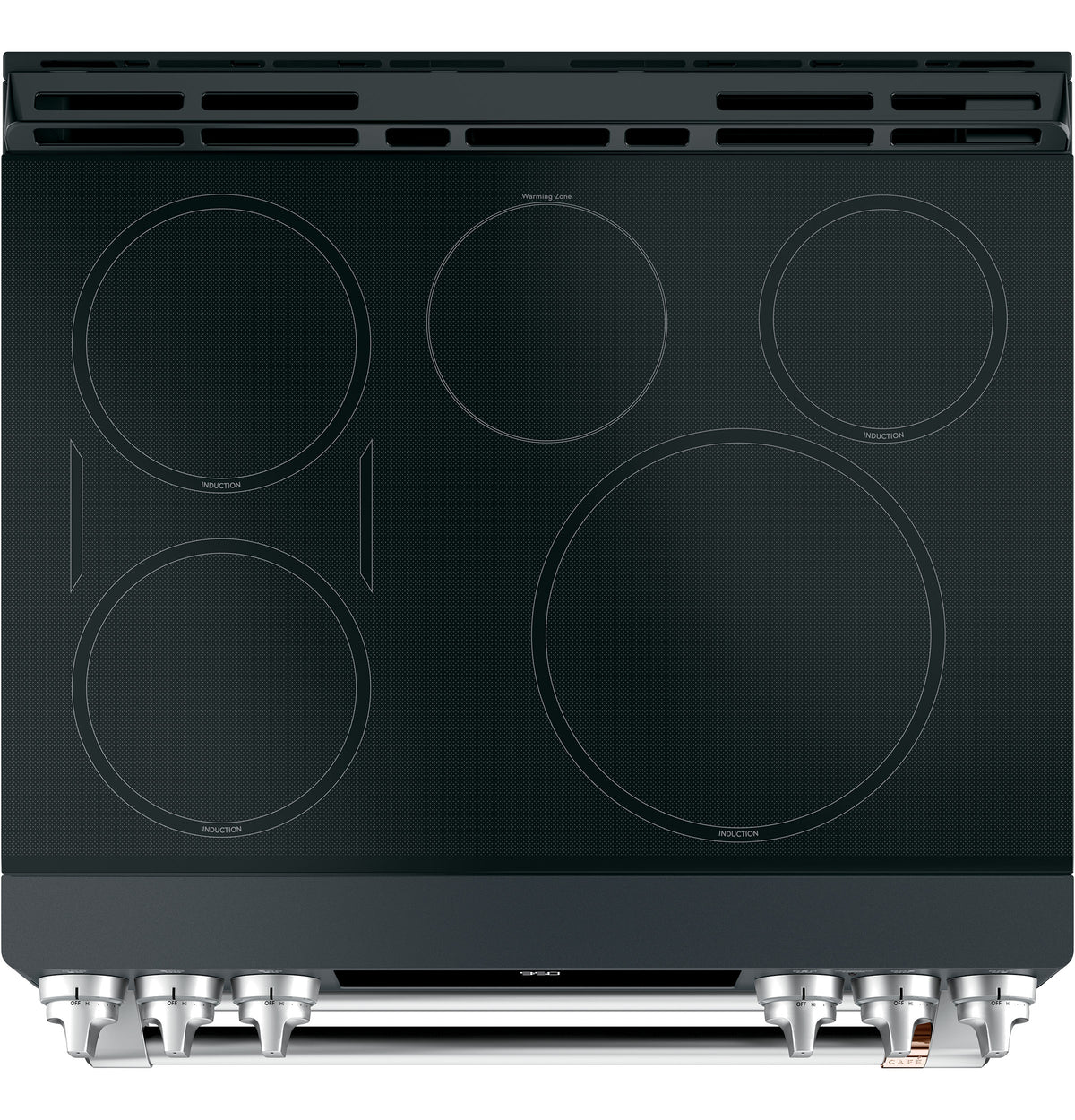 Café™ Matte Black 30" Slide-In Induction Convection Double Oven Range (7.0 Cu.Ft) - CCHS950P3MD1