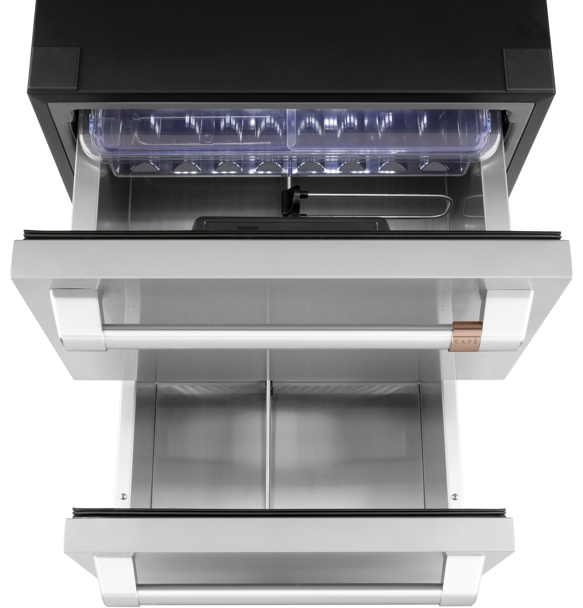 Café Stainless Steel Built-In Dual-Drawer Refrigerator (5.7 Cu.Ft) - CDE06RP2NS1