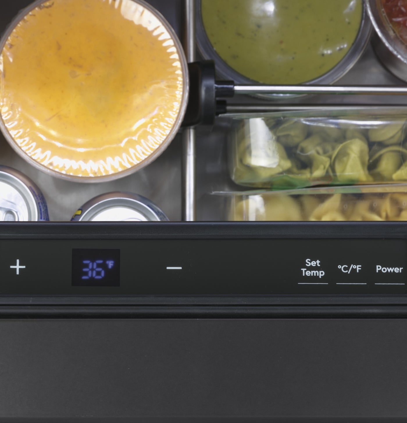 Café Matte Black Built-In Dual-Drawer Refrigerator (5.7 Cu.Ft) - CDE06RP3ND1