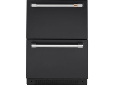 Café Matte Black Built-In Dual-Drawer Refrigerator (5.7 Cu.Ft) - CDE06RP3ND1