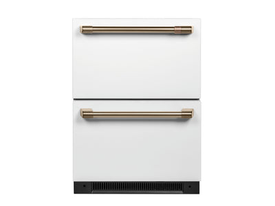 Café Matte White Built-In Dual-Drawer Refrigerator (5.7 Cu.Ft) - CDE06RP4NW2