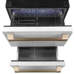 Café Matte White Built-In Dual-Drawer Refrigerator (5.7 Cu.Ft) - CDE06RP4NW2
