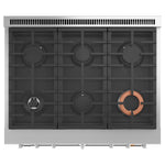 Café Matte Black 36" All-Gas Commercial-Style Smart Range (6.2 Cu.Ft) - CGY366P3TD1