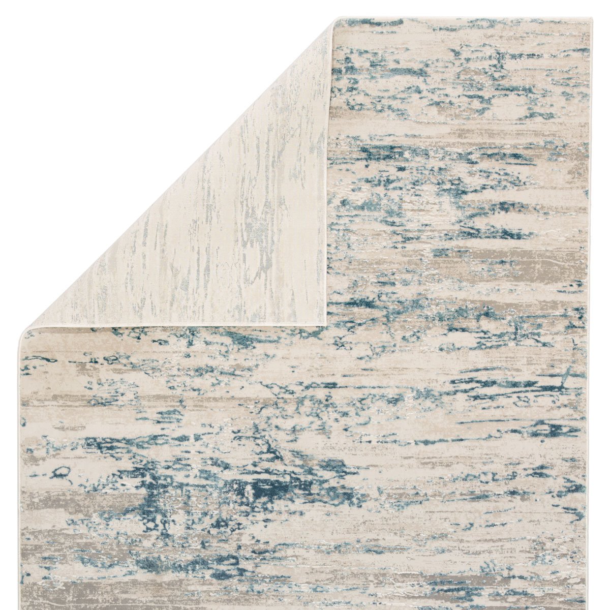 Mesala I Area Rug - 5' X 7'6" - Ivory/Blue