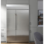 Café Stainless Steel 42" Built-In Side-by-Side Refrigerator (25.1 Cu. Ft.) - CSB42WP2NS1