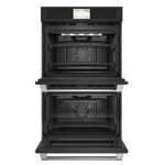 Café Matte Black 30" Built-In Convection Double Wall Oven (10 Cu.Ft) - CTD90DP3ND1