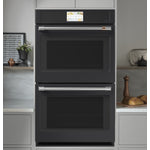 Café Matte Black 30" Built-In Convection Double Wall Oven (10 Cu.Ft) - CTD90DP3ND1