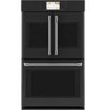 Café Matte Black 30" Built-In French-Door Double Convection Wall Oven (10.0 Cu.Ft) - CTD90FP3ND1