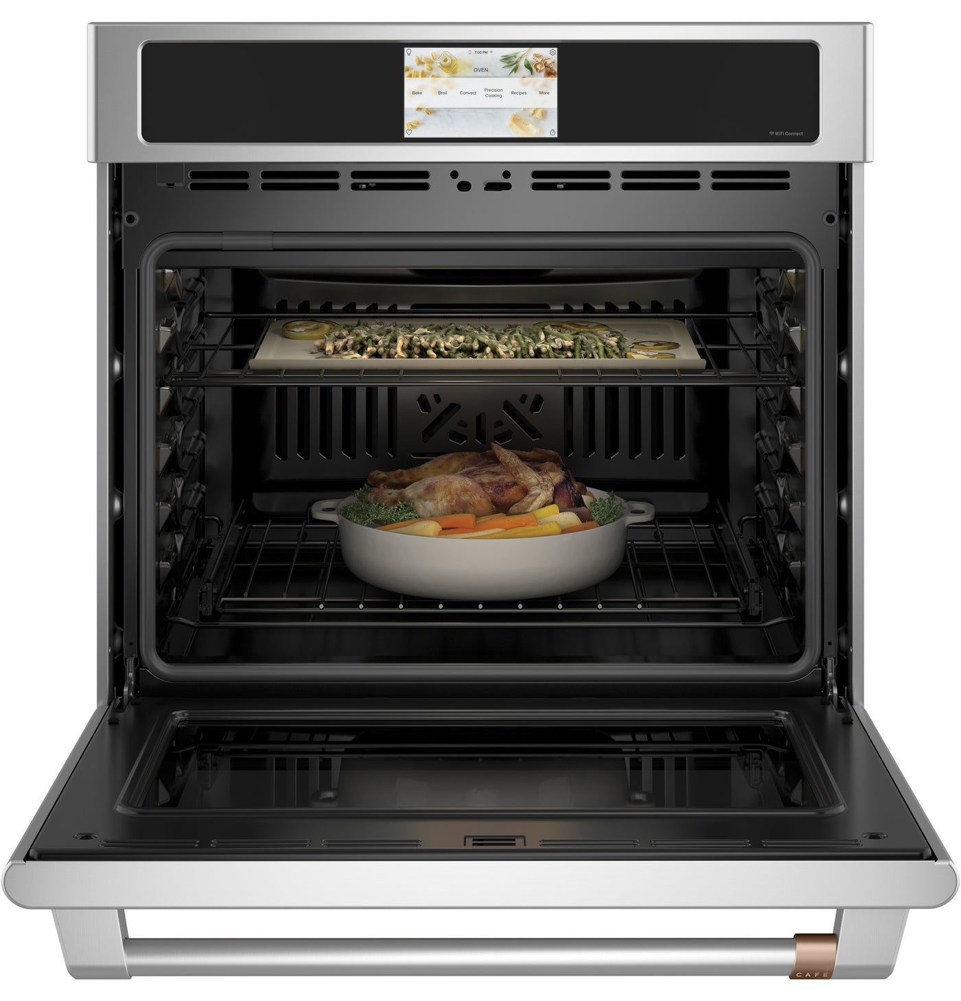 Café Stainless Steel 30'' Built-In Convection Single Wall Oven (5.0 Cu.Ft) - CTS70DP2NS1