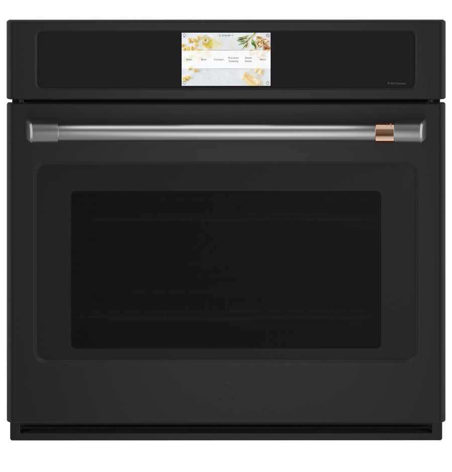 Café Matte Black 30" Built-In Convection Single Wall Oven (5.0 Cu.Ft) - CTS90DP3ND1