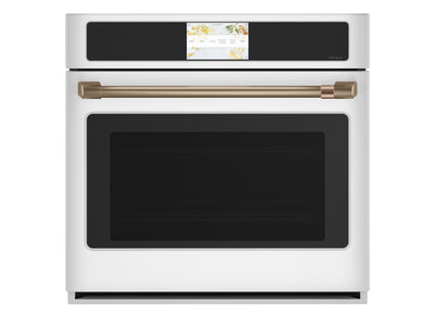 Café Matte White 30" Built-In Convection Single Wall Oven (5.0 Cu.Ft) - CTS90DP4NW2