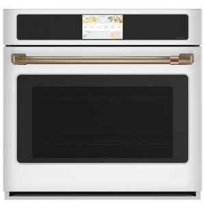 Café Matte White 30" Built-In Convection Single Wall Oven (5.0 Cu.Ft) - CTS90DP4NW2