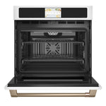 Café Matte White 30" Built-In Convection Single Wall Oven (5.0 Cu.Ft) - CTS90DP4NW2