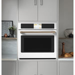 Café Matte White 30" Built-In Convection Single Wall Oven (5.0 Cu.Ft) - CTS90DP4NW2