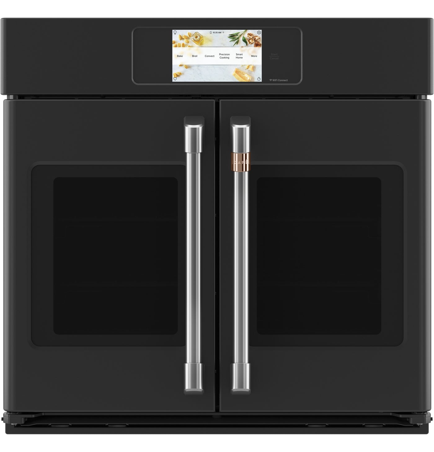 Café Matte Black 30" Built-In French-Door Single Convection Wall Oven (50 Cu.Ft) - CTS90FP3ND1