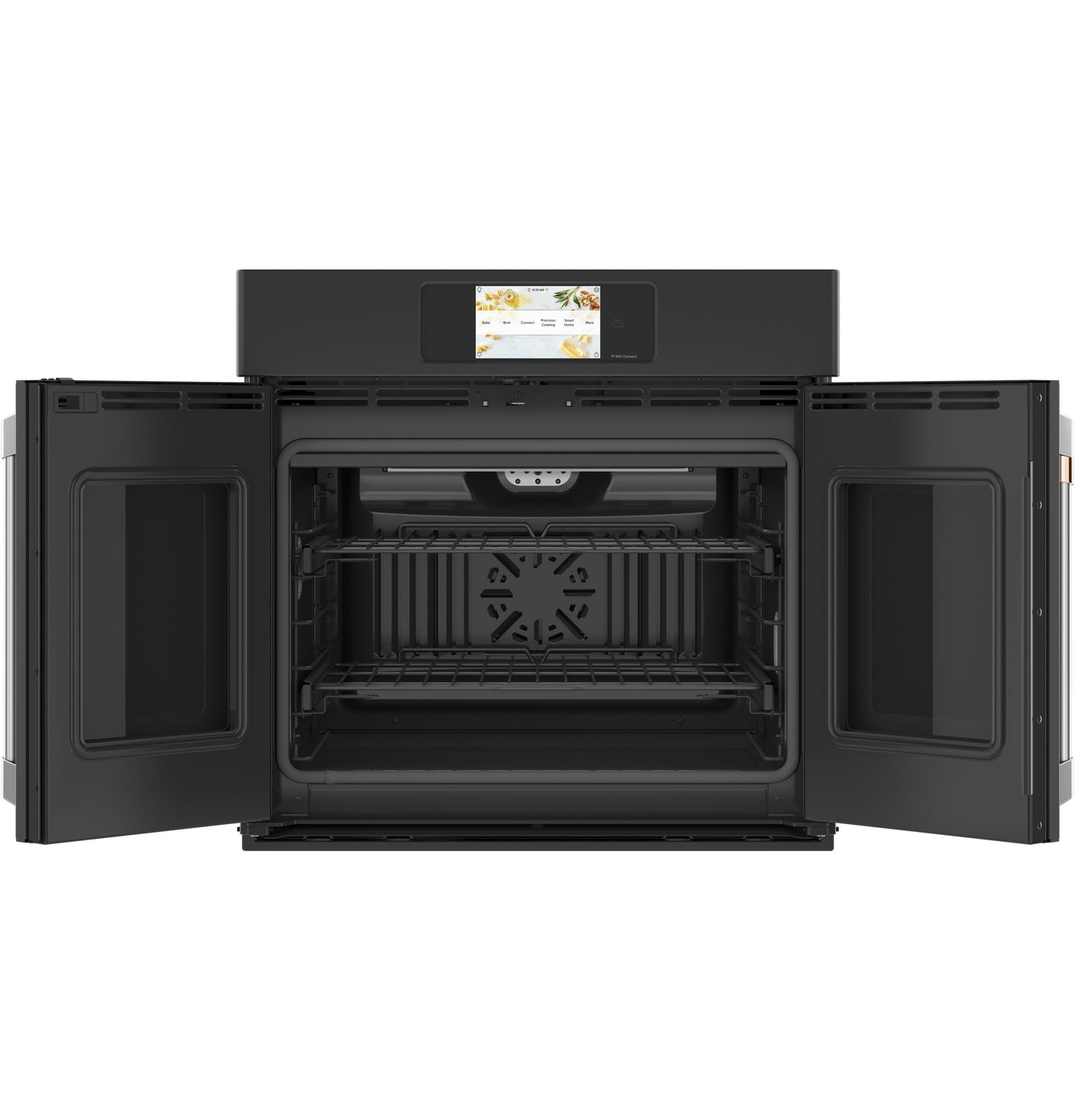 Café Matte Black 30" Built-In French-Door Single Convection Wall Oven (50 Cu.Ft) - CTS90FP3ND1