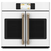 Café Matte White 30" Built-In French-Door Single Convection Wall Oven (5.0 Cu.Ft) - CTS90FP4NW2
