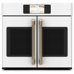 Café Matte White 30" Built-In French-Door Single Convection Wall Oven (5.0 Cu.Ft) - CTS90FP4NW2