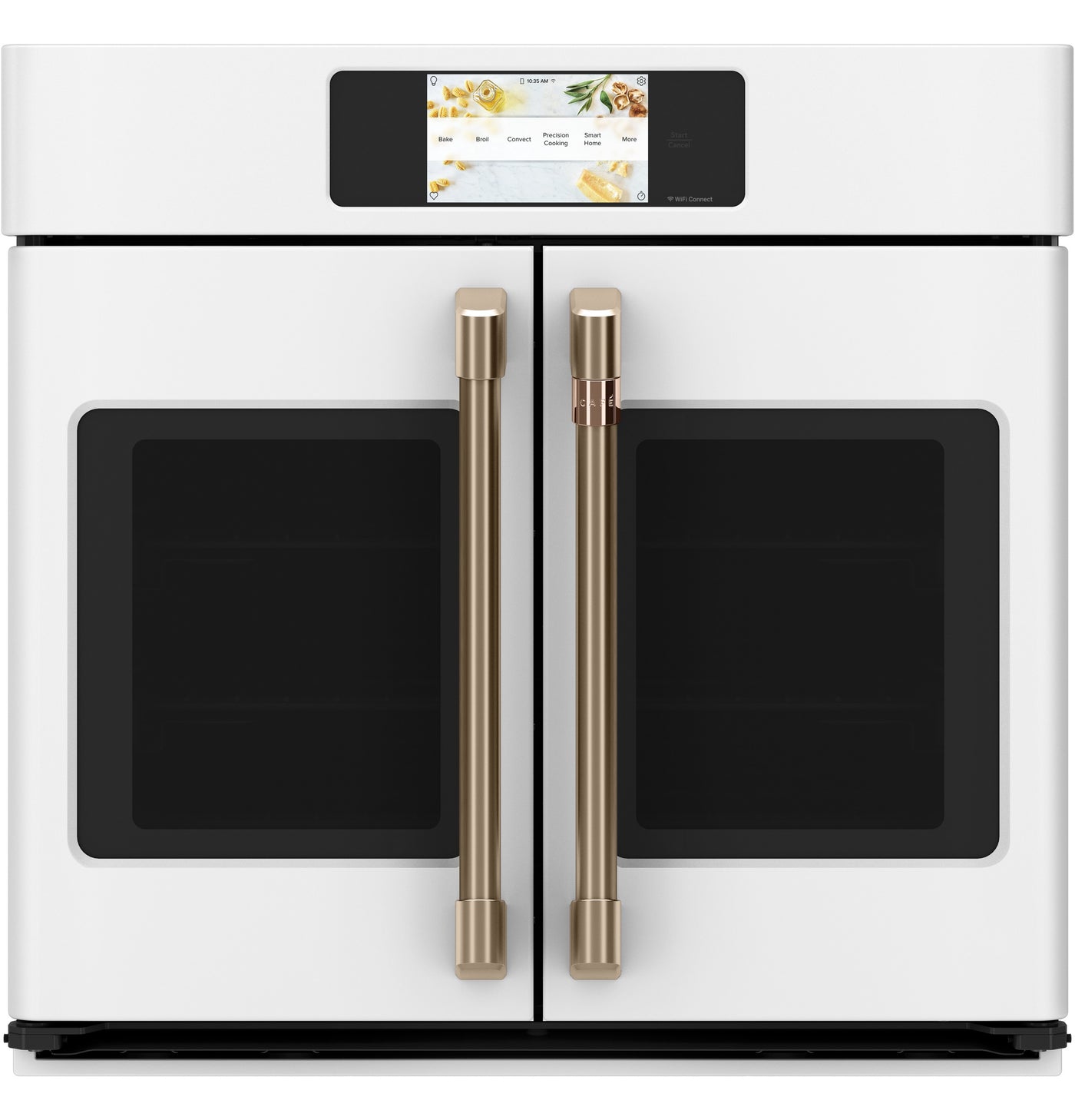 Café Matte White 30" Built-In French-Door Single Convection Wall Oven (5.0 Cu.Ft) - CTS90FP4NW2