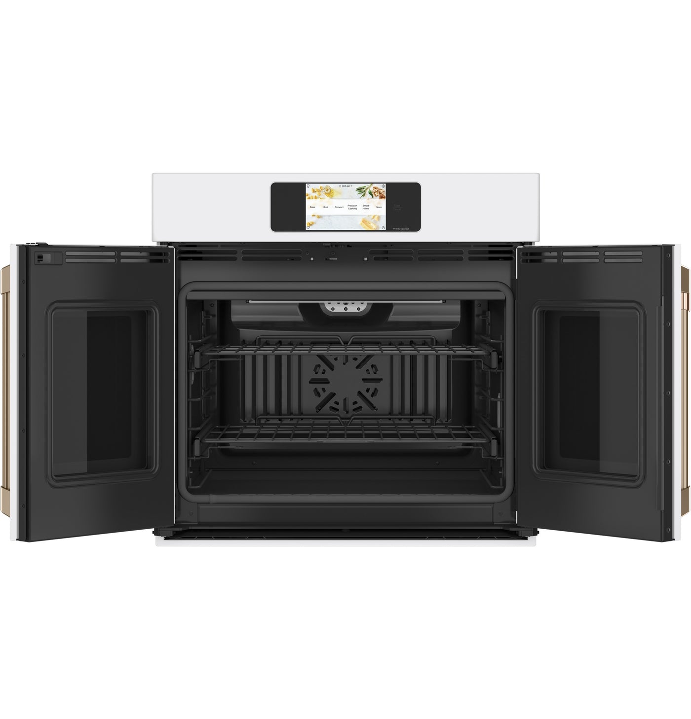 Café Matte White 30" Built-In French-Door Single Convection Wall Oven (5.0 Cu.Ft) - CTS90FP4NW2