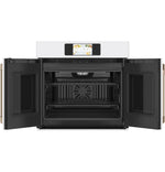 Café Matte White 30" Built-In French-Door Single Convection Wall Oven (5.0 Cu.Ft) - CTS90FP4NW2