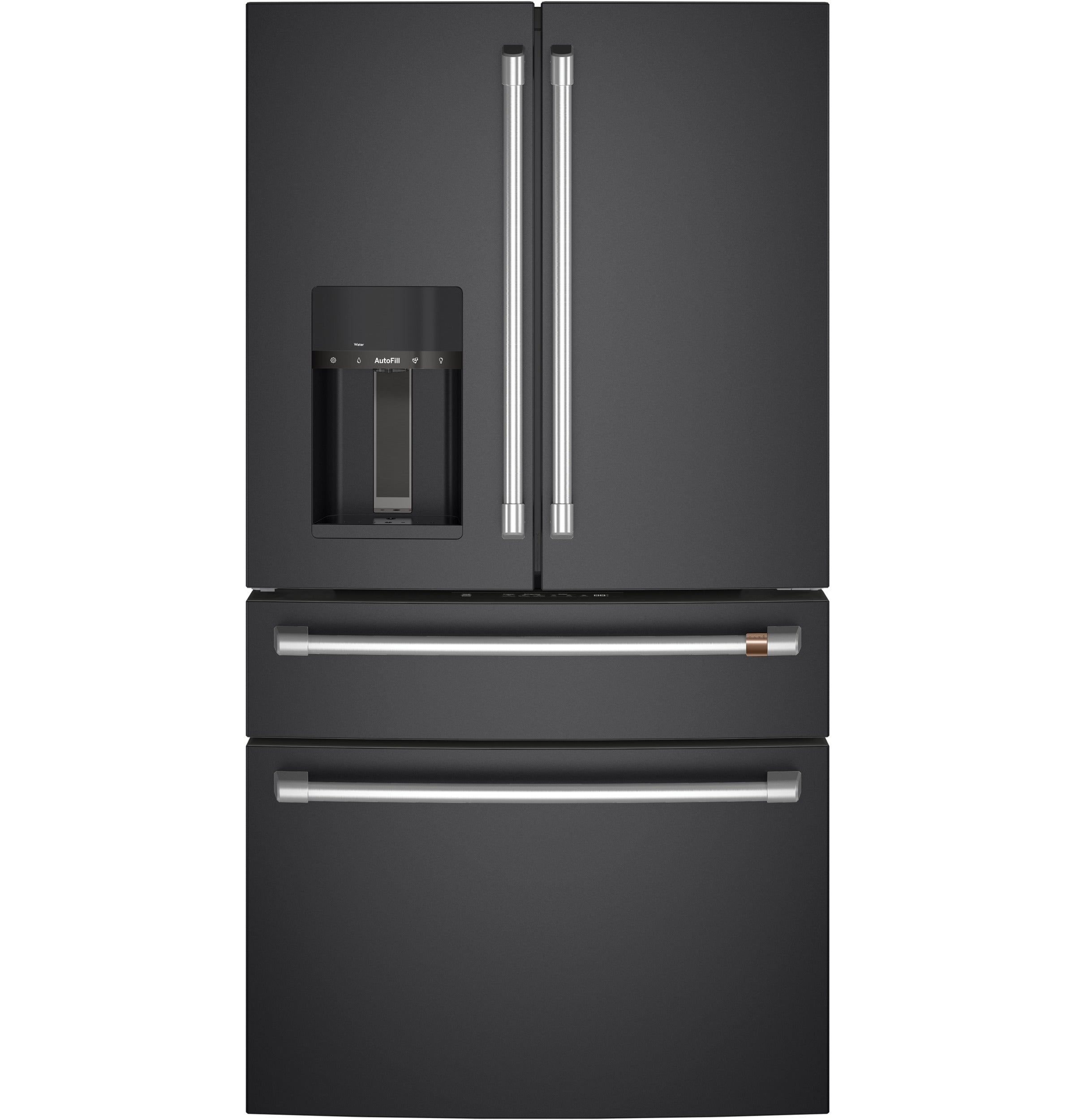 Café 36" 27.8 Cu. Ft. Matte Black 4-Door French Door Refrigerator - CVE28DP3ND1