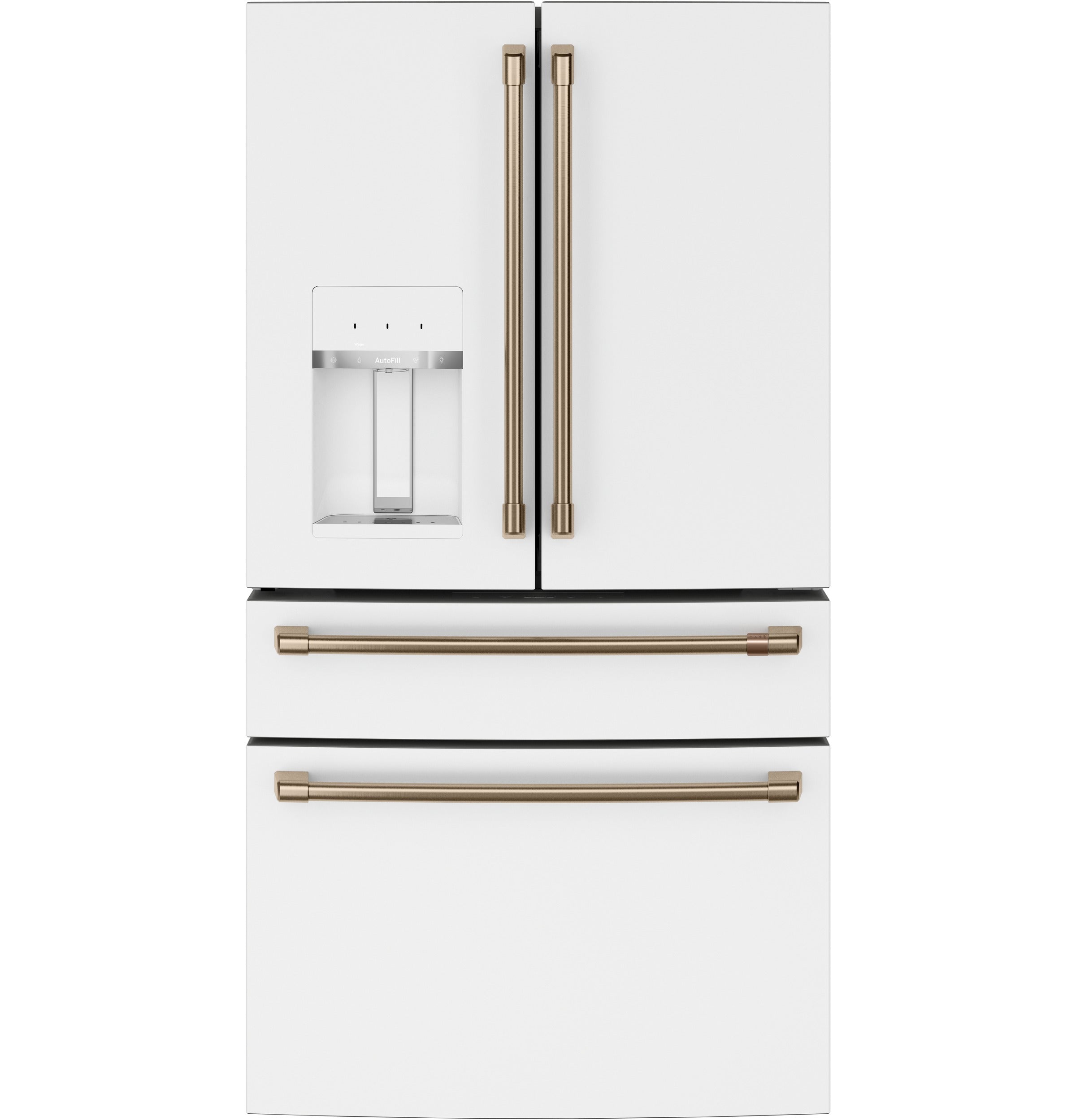 Café 36" 27.8 Cu. Ft. Matte White 4-Door French Door Refrigerator - CVE28DP4NW2