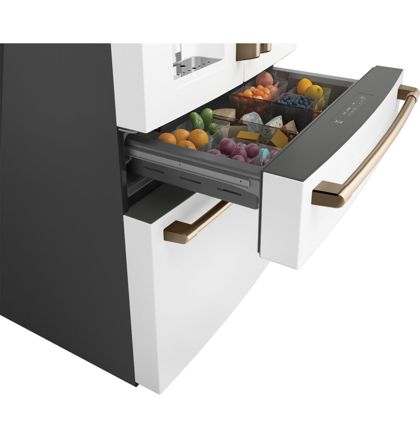Café Matte White 36" 4-Door French-Door Refrigerator (27.8 Cu. Ft.) - CVE28DP4NW2