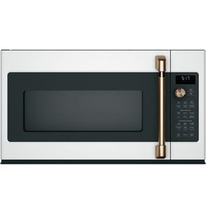 Café Matte White Over-the-Range Convection Microwave Oven (1.7 Cu.Ft) - CVM517P4MW2