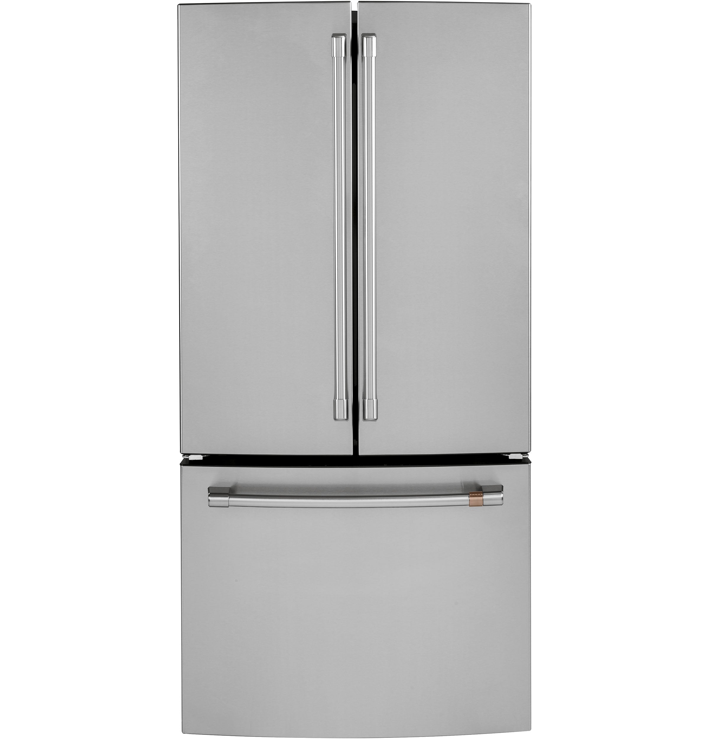 Café 33" 18.6 Cu. Ft. Stainless Steel Counter-Depth French Door Refrigerator - CWE19SP2NS1