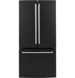 Café 33" 18.6 Cu. Ft. Matte Black Counter-Depth French Door Refrigerator - CWE19SP3ND1