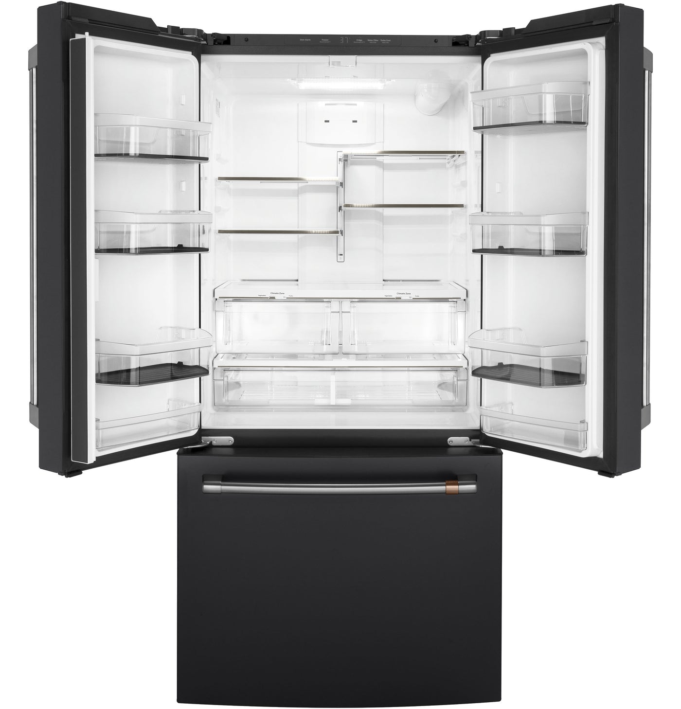 Café Matte Black 33" Counter-Depth French-Door Refrigerator (18.6 Cu. Ft.) - CWE19SP3ND1