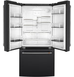 Café 33" 18.6 Cu. Ft. Matte Black Counter-Depth French Door Refrigerator - CWE19SP3ND1