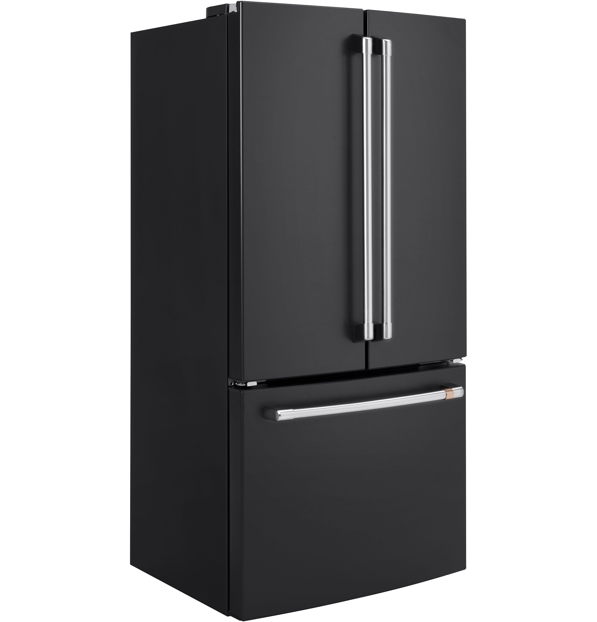 Café 33" 18.6 Cu. Ft. Matte Black Counter-Depth French Door Refrigerator - CWE19SP3ND1
