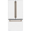 Café Matte White 33" Counter-Depth French-Door Refrigerator (18.6 Cu. Ft.) - CWE19SP4NW2