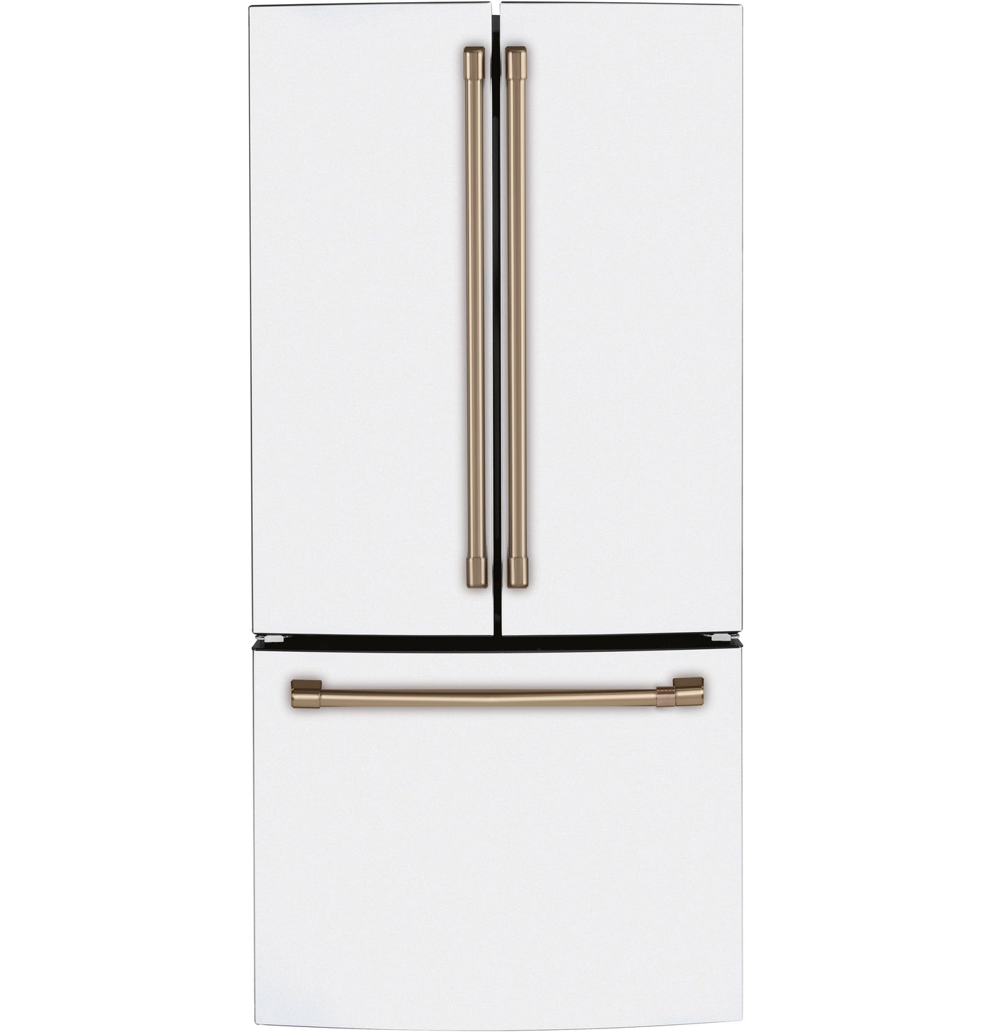 Café Matte White 33" Counter-Depth French-Door Refrigerator (18.6 Cu. Ft.) - CWE19SP4NW2