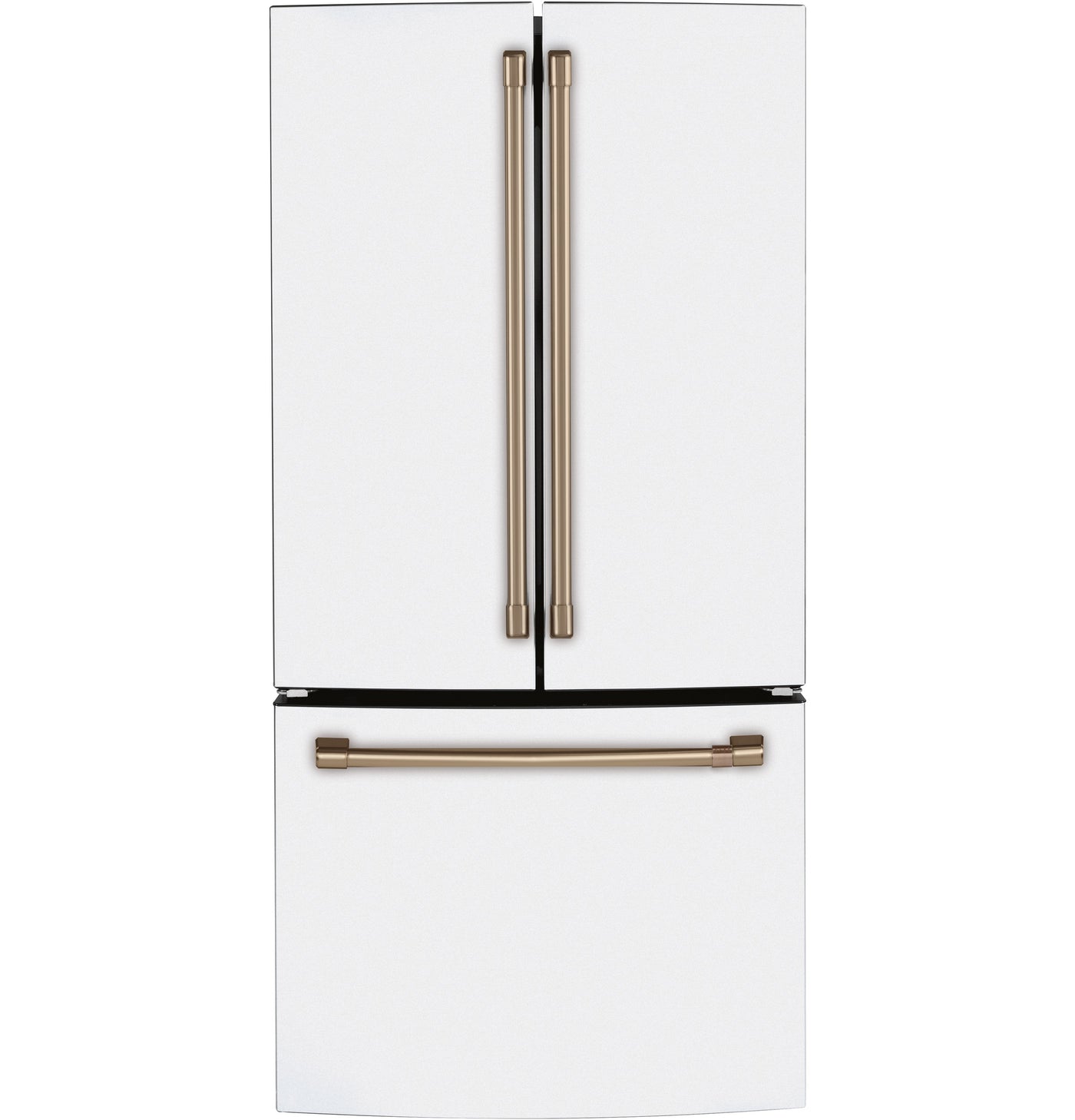 Café Matte White 33" Counter-Depth French-Door Refrigerator (18.6 Cu. Ft.) - CWE19SP4NW2