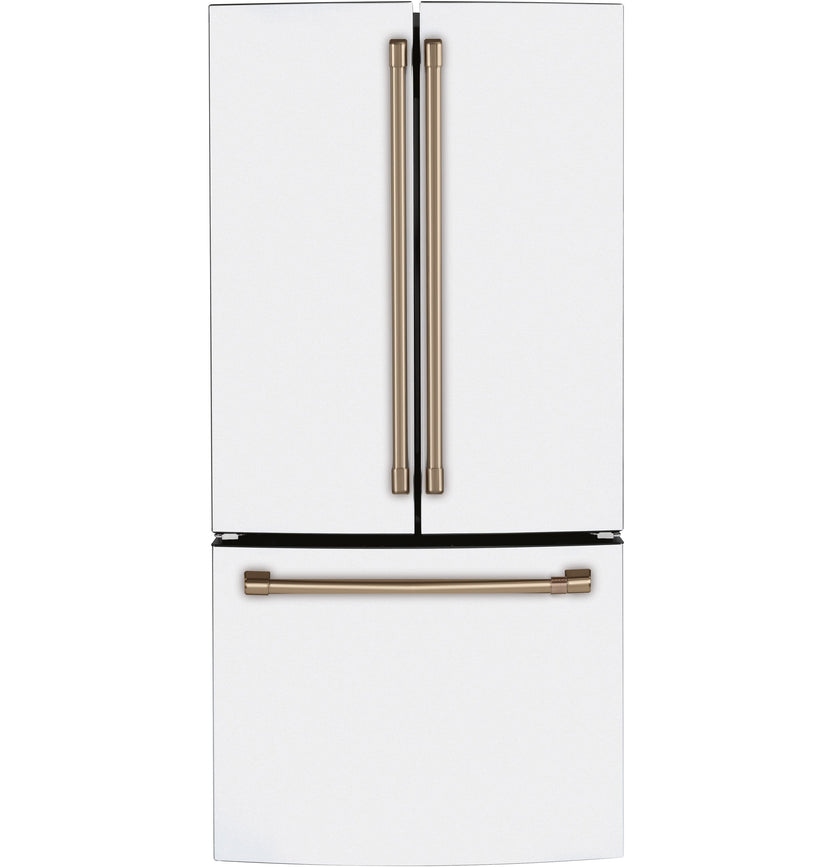 Café Matte White 33" CounterDepth FrenchDoor Refrigerator (18.6 Cu