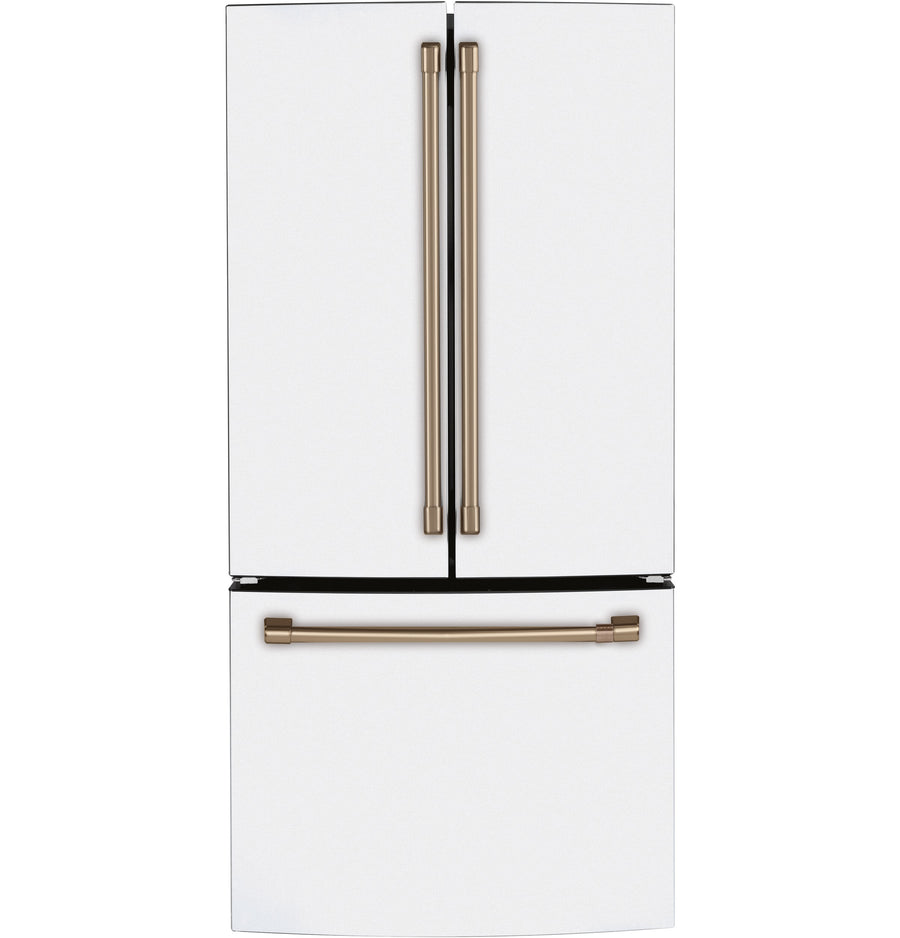 Café 33" 18.6 Cu. Ft. Matte White Counter-Depth French Door Refrigerator - CWE19SP4NW2