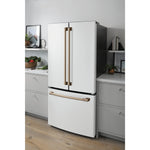 Café Matte White 33" Counter-Depth French-Door Refrigerator (18.6 Cu. Ft.) - CWE19SP4NW2