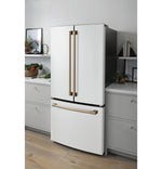 Café 33" 18.6 Cu. Ft. Matte White Counter-Depth French Door Refrigerator - CWE19SP4NW2