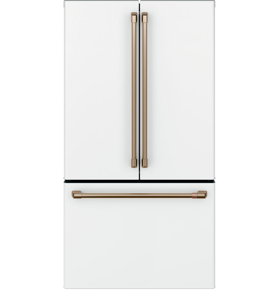 Café 36" 23.1 Cu. Ft. Matte White Counter-Depth French Door Refrigerator - CWE23SP4MW2